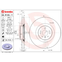Brake disc Brembo 09.R105.11