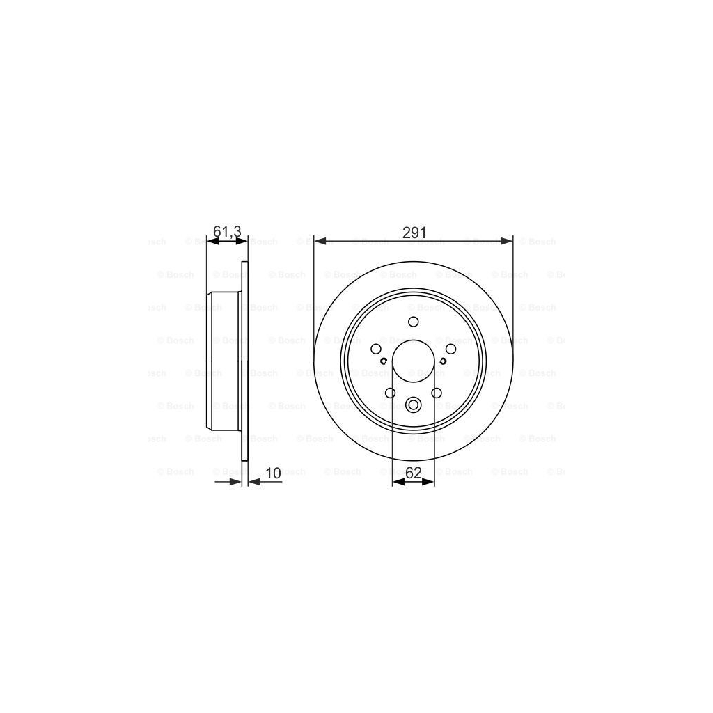 Гальмівний диск Bosch 0 986 479 657