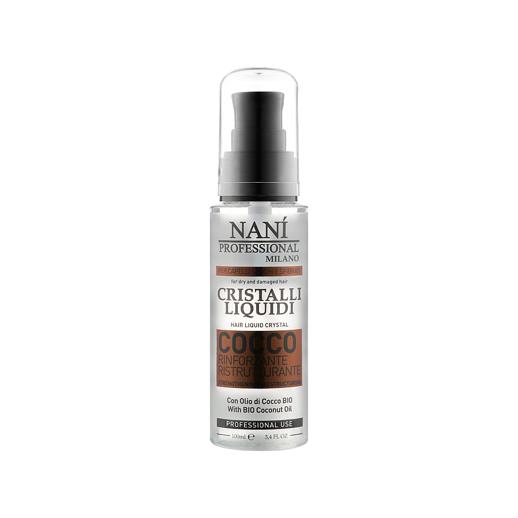 Сироватка для волосся Nani Professional Milano рідкі кристали Кокос 100 мл (8034055537695)
