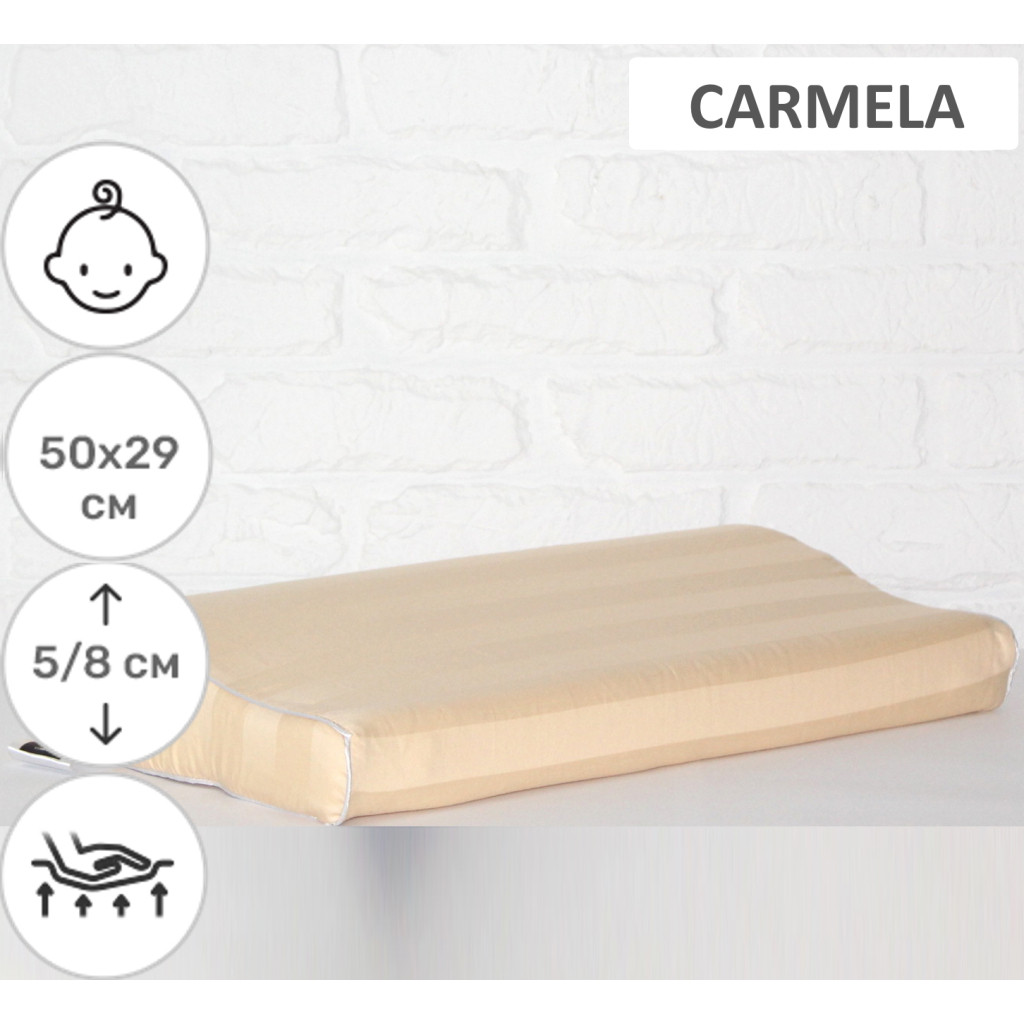 Подушка MirSon ортопедична 6107 Noble stripe Carmela Kiddy Girl 50х29х5/8 (2200003262612) Подушка MirSon ортопедична 6107 Noble stripe Carmela Kiddy Girl 50х29х5/8 (2200003262612)