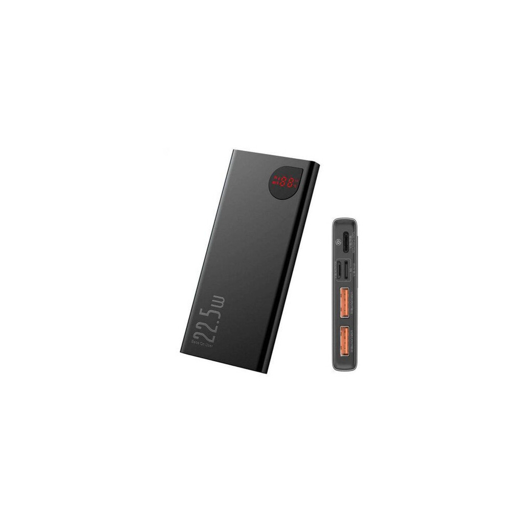 Повербанк Baseus Adaman Metal 10000mAh, PD/22.5W, QC/3.0, Lightning (PPAD000001 / PPADM10S)