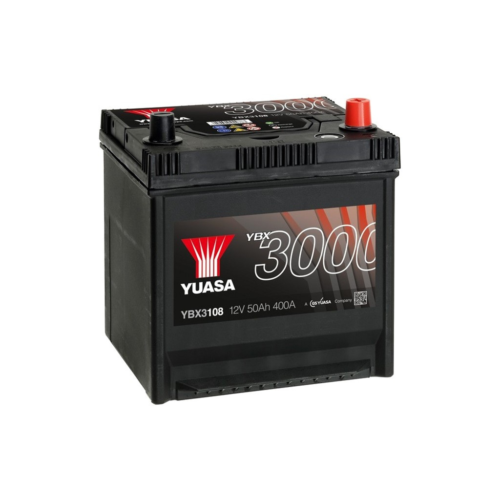 Акумулятор автомобільний Yuasa 12V 50Ah SMF Battery (YBX3108) Акумулятор автомобільний Yuasa 12V 50Ah SMF Battery (YBX3108)