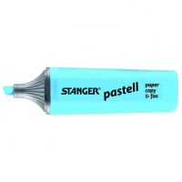 Stanger text marker, 1-5mm, pastel, turquoise 10 pcs (MARKER-TXT-STPASTT10)