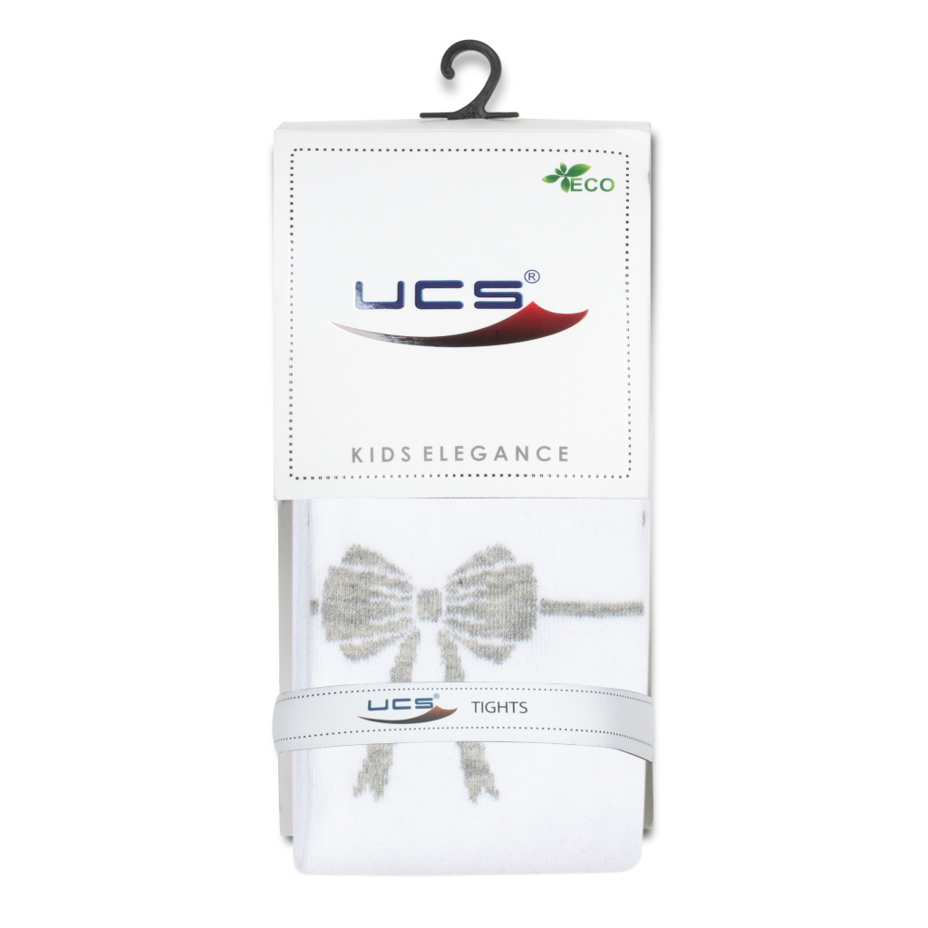 Колготки дитячі UCS Socks з бантом (M0C0301-1441-11G-white)