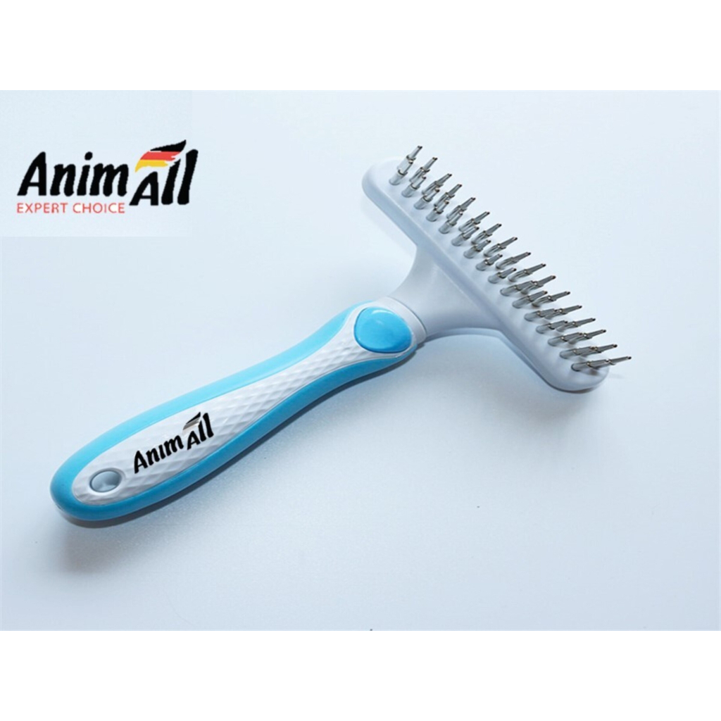 Гребінець для тварин AnimAll MG9613 блакитний (2000981139162)