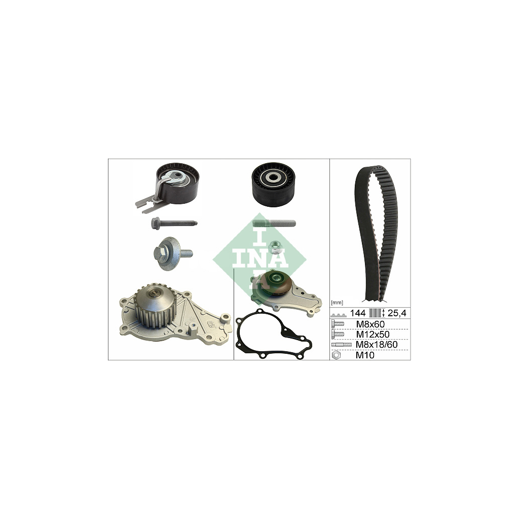 Комплект ременя ГРМ з помпой INA 530 0239 30 Комплект ременя ГРМ з помпой INA 530 0239 30