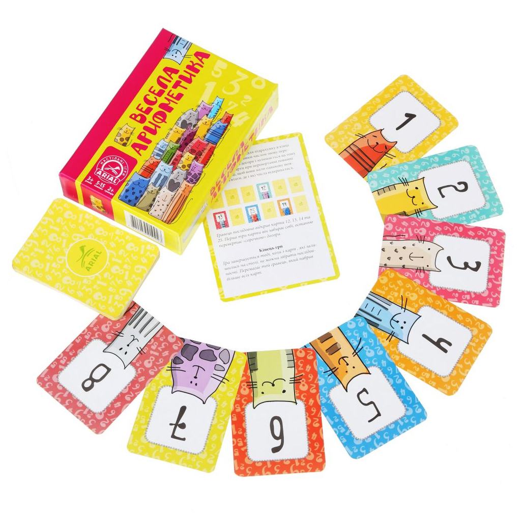Настільна гра Arial Весела арифметика (10923) Настільна гра Arial Весела арифметика (10923)