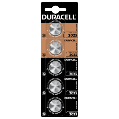 Батарейка Duracell CR 2025 / DL 2025 * 5 (5010980) (1523778)