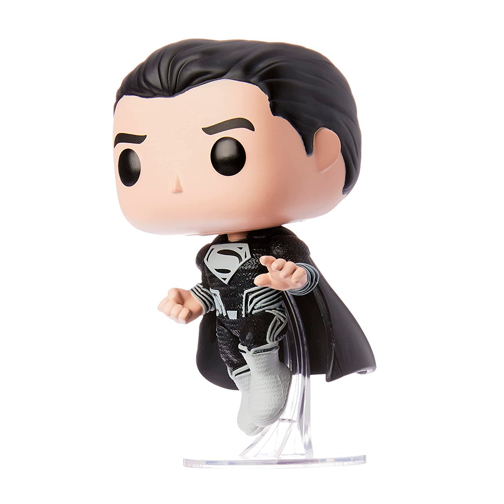 Фігурка для геймерів Funko Pop серії Ліга Справедливості – Супермен (чорний костюм) (56801)