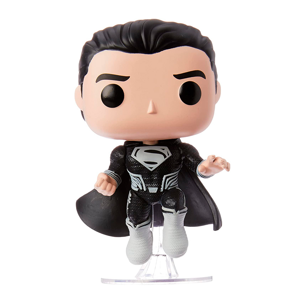 Фігурка для геймерів Funko Pop серії Ліга Справедливості – Супермен (чорний костюм) (56801)