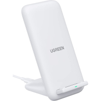 Зарядний пристрій Ugreen CD221 Wireless Stand (15 W) white (80576)