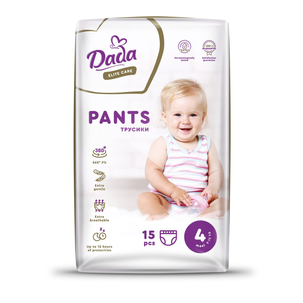 Підгузки Dada Elite Care Maxi 4 (9 15 кг) 15 шт. (4820174980726) Підгузки Dada Elite Care Maxi 4 (9 15 кг) 15 шт. (4820174980726)