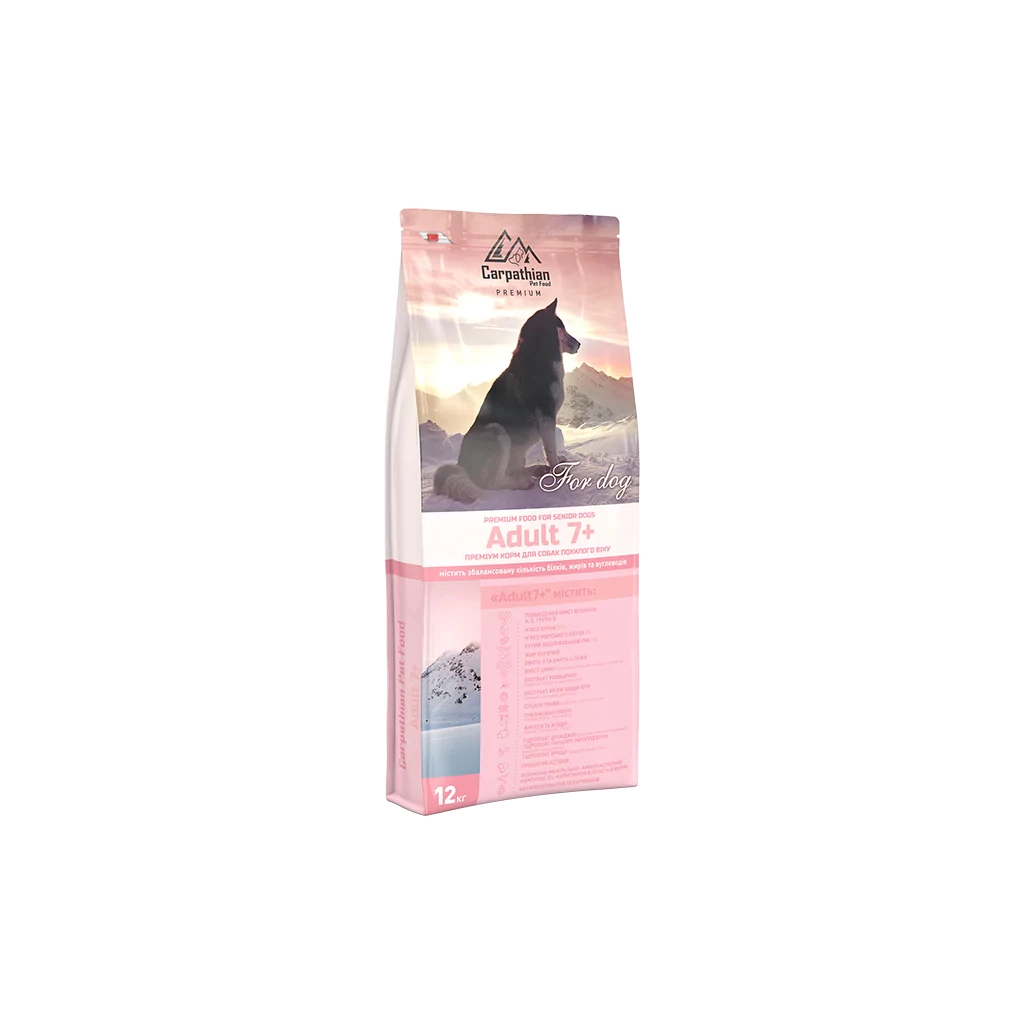 Сухий корм для собак Carpathian Pet Food Adult 7 + 12 кг (4820111140732) Сухий корм для собак Carpathian Pet Food Adult 7 + 12 кг (4820111140732)