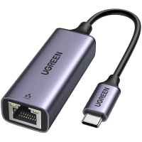 Перехідник USB 3.1 Type-C to Ethernet RJ45 1000 Mb CM199 Ugreen (50737)