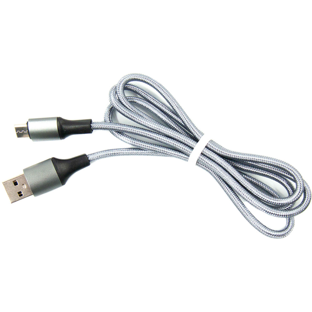 Дата кабель USB 2.0 AM to USB-C 1.0m gray Dengos (NTK-TC-MT-GREY)