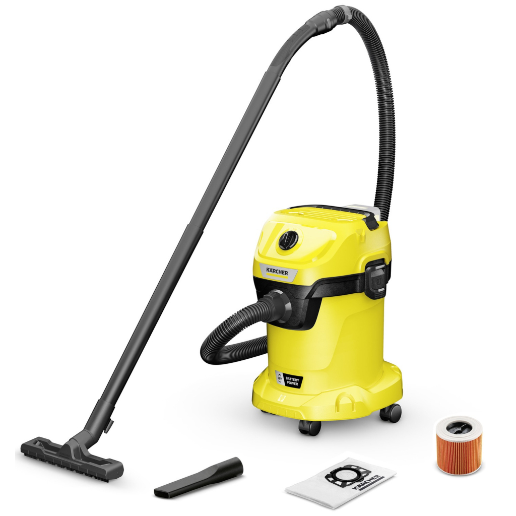 Пилосос будівельний Karcher WD 3-18 17л, 18В, (без АКБ та ЗП) (1.628-550.0)