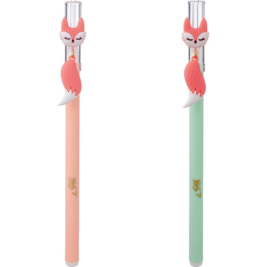 Ручка кулькова Yes Smart fox 0,7 мм синя (412009)