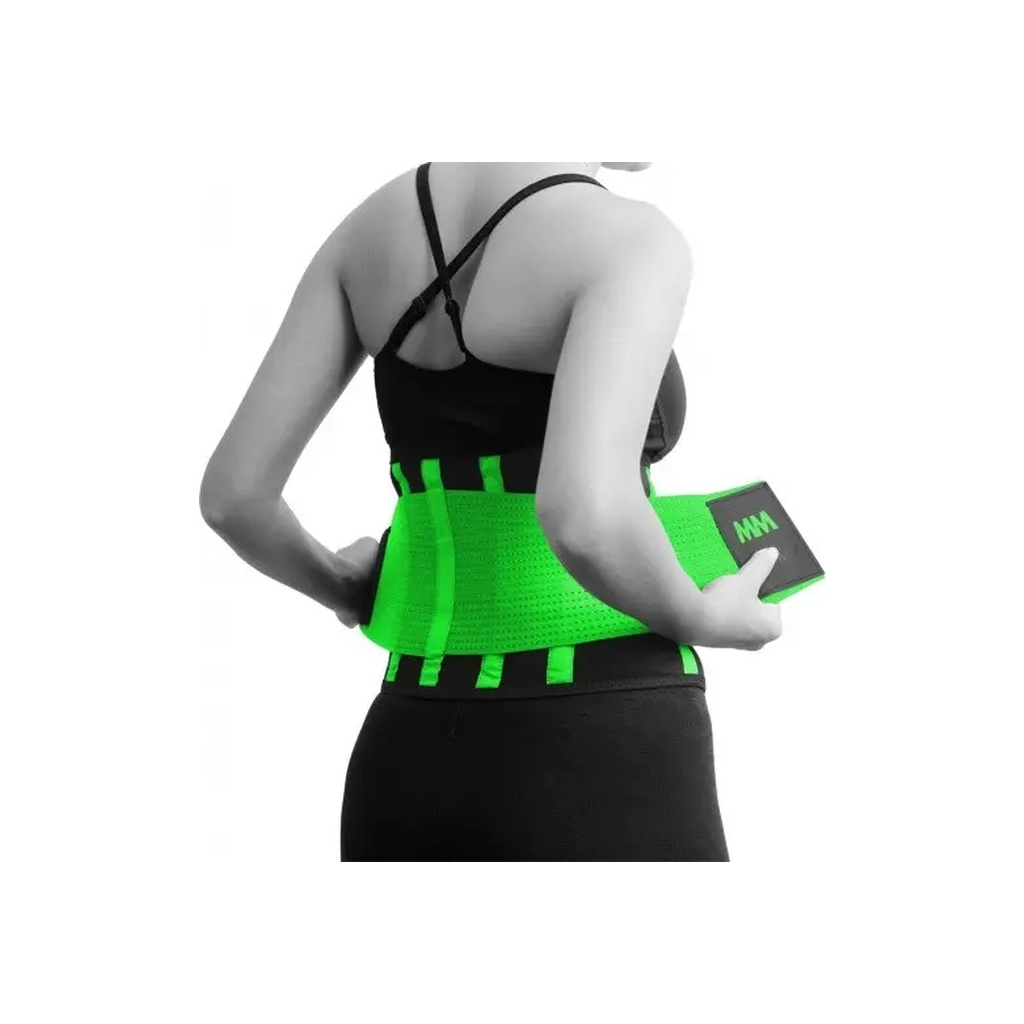 Пояс компресійний MadMax MFA-277 Slimming and Support Belt black/neon green M (MFA-277-GRN_M)