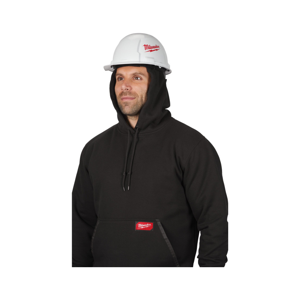 Кофта робоча Milwaukee чорна 100% бавовна WHB-XXL (4933478216)