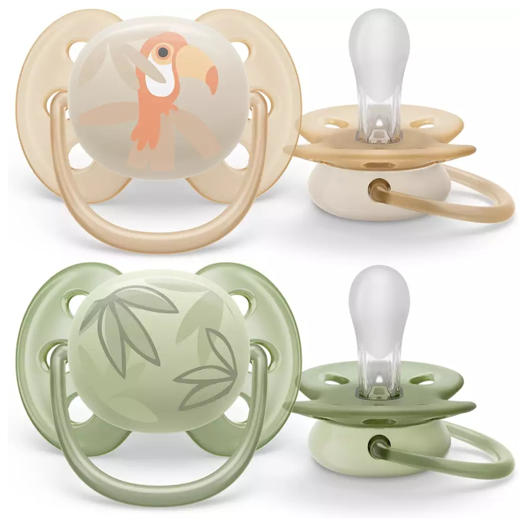 Пустушка Philips AVENT Ultra Soft ультрам'яка 0-6 міс. 2 шт (SCF091/07)