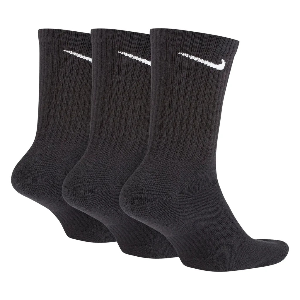 Шкарпетки Nike U NK EVERYDAY CUSH CREW 3PR SX7664-010 38-42 3 пари Чорні (888407233609)
