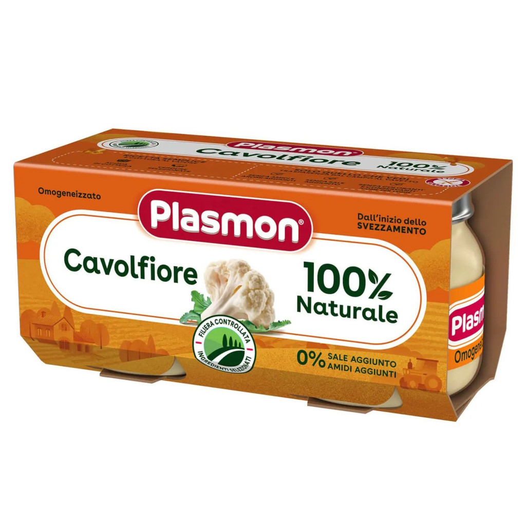 Дитяче пюре Plasmon Цвітна капуста 80 гх2 шт (1136116)