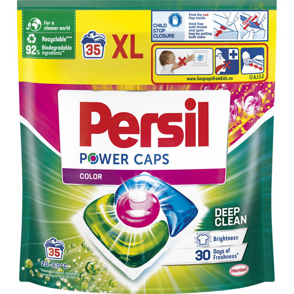 Капсули для прання Persil Power Caps Color Deep Clean 35 шт. (9000101801958)