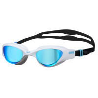 Swimming goggles Arena The One Mirror 003152-100 white, blue Uni OSFM (3468336363560)