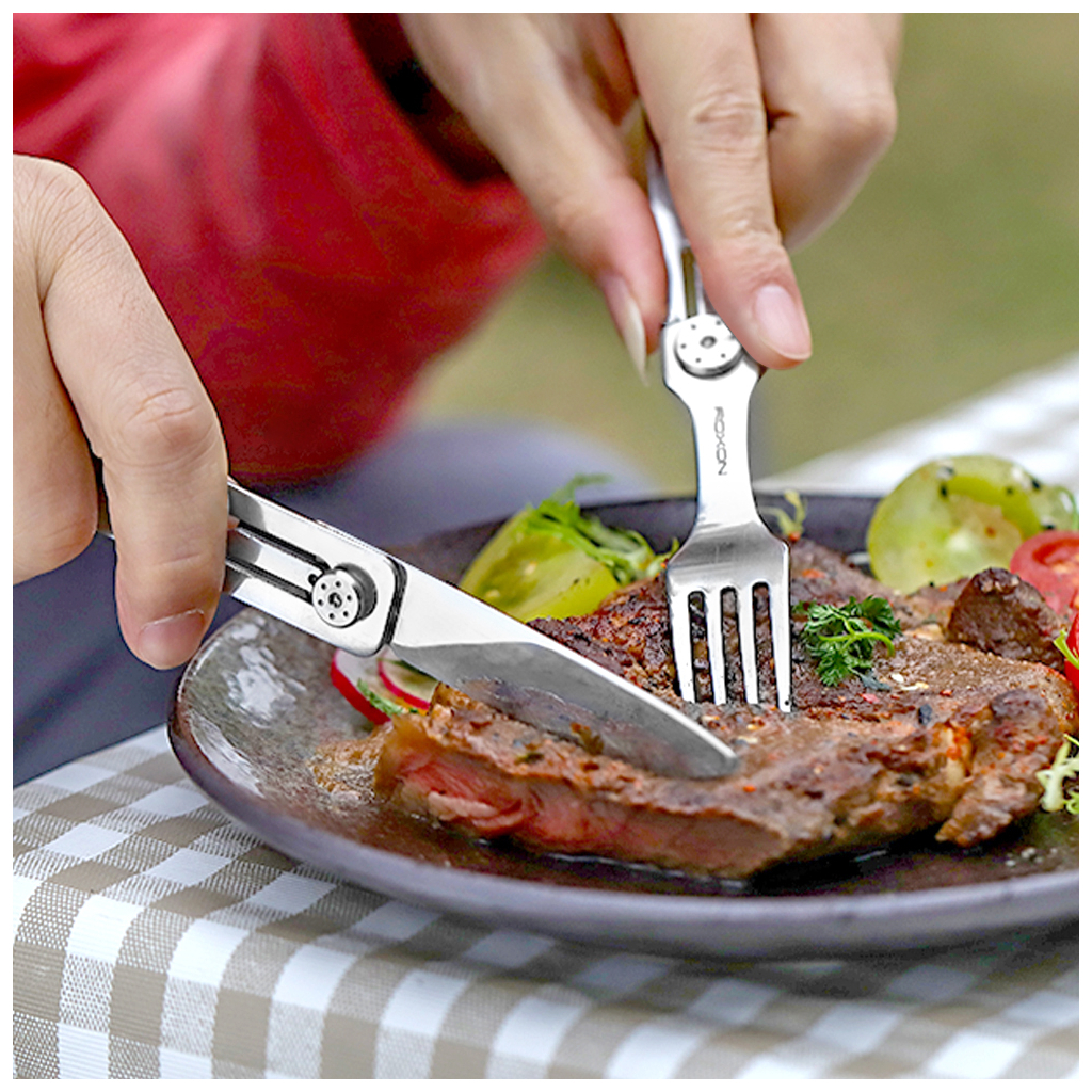 Ложка-виделка туристична Roxon C1S 3 in1 (C1S)