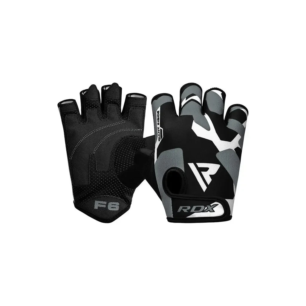 Рукавички для фітнесу RDX F6 Sumblimation Grey XL (WGS-F6G-XL)