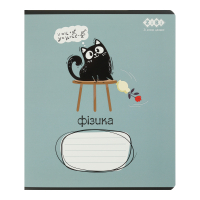 ZiBi subject notebook CRAZY CAT 48 sheets cell, physics (ZB.1703-17)