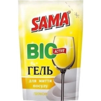 Detergent for manual dishwashing Sama Lemon gel 450 g (4820270630310)