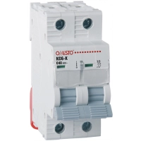Automatic circuit breaker ONESTO 2p C 63A MCB 6kA (KC6-K)