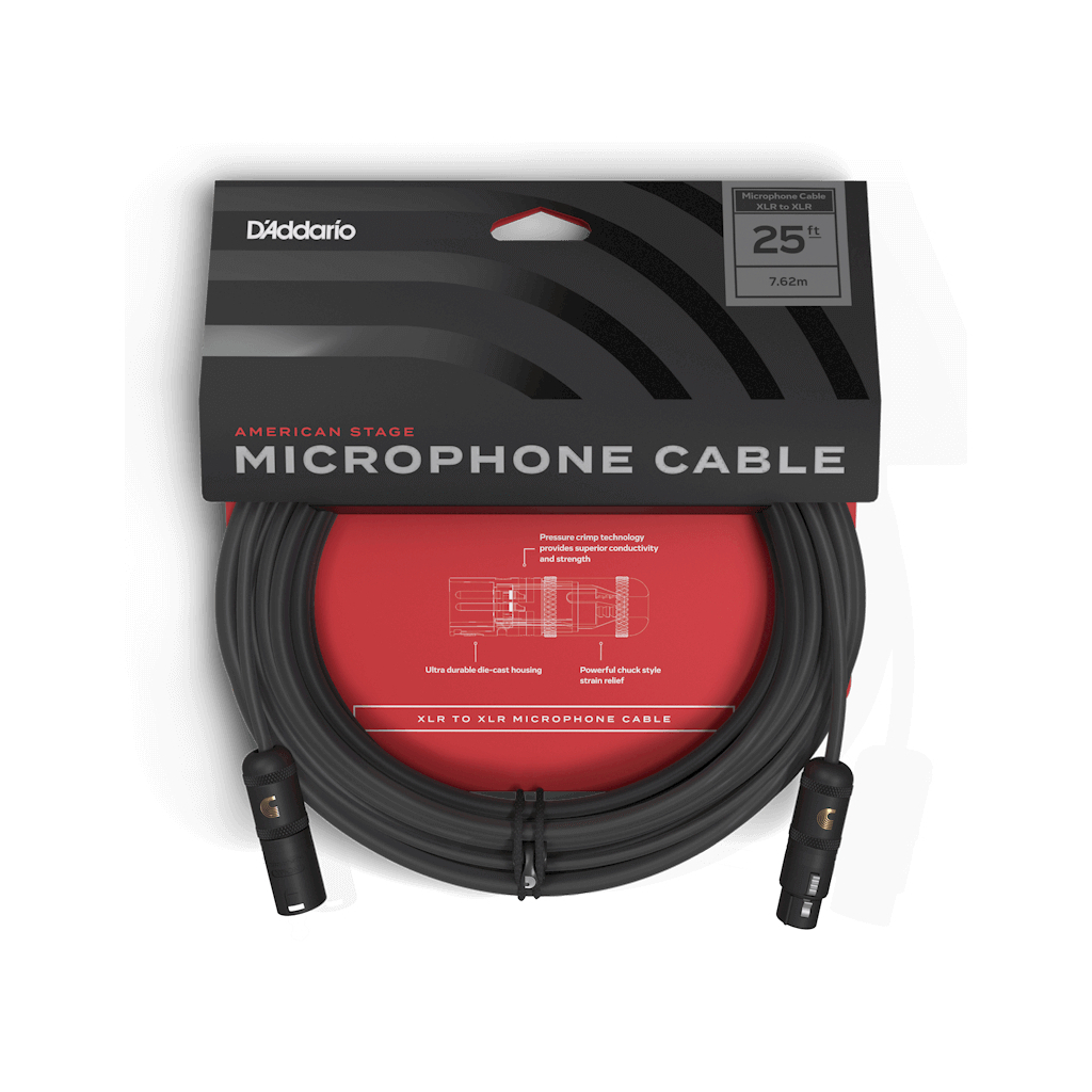 Мікрофонний кабель D'Addario American Stage Microphone Cable 7.5m (PW-AMSM-25)