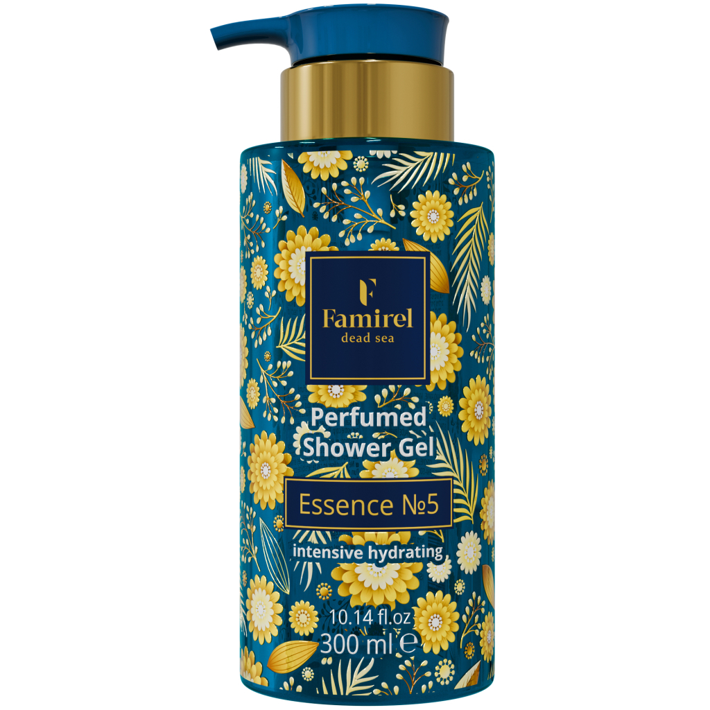 Гель для душу Famirel Perfumed Shower Gel Essence №5 300 мл (7290114085489)