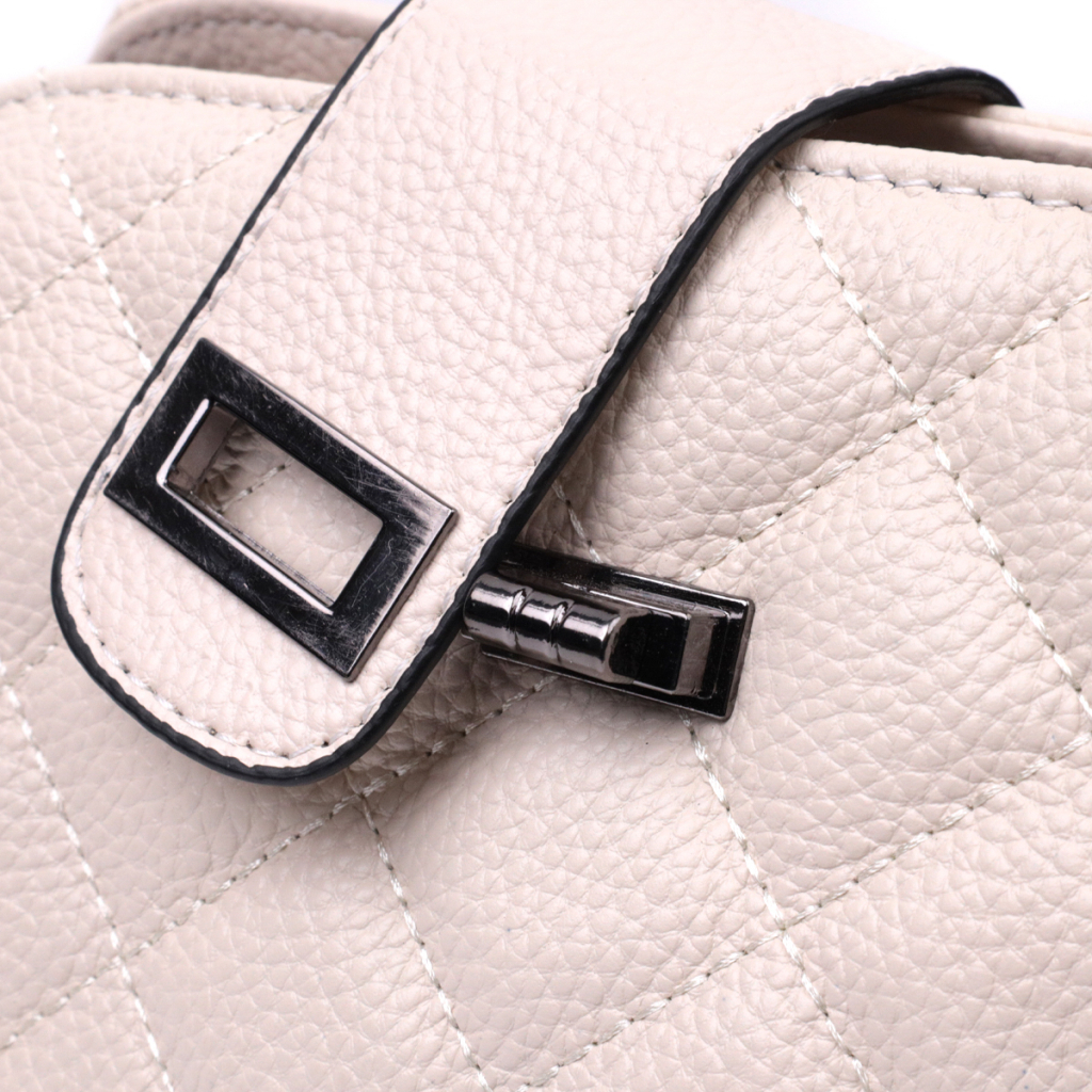 Сумка Vintage З натуральної шкіри Біла (22414)