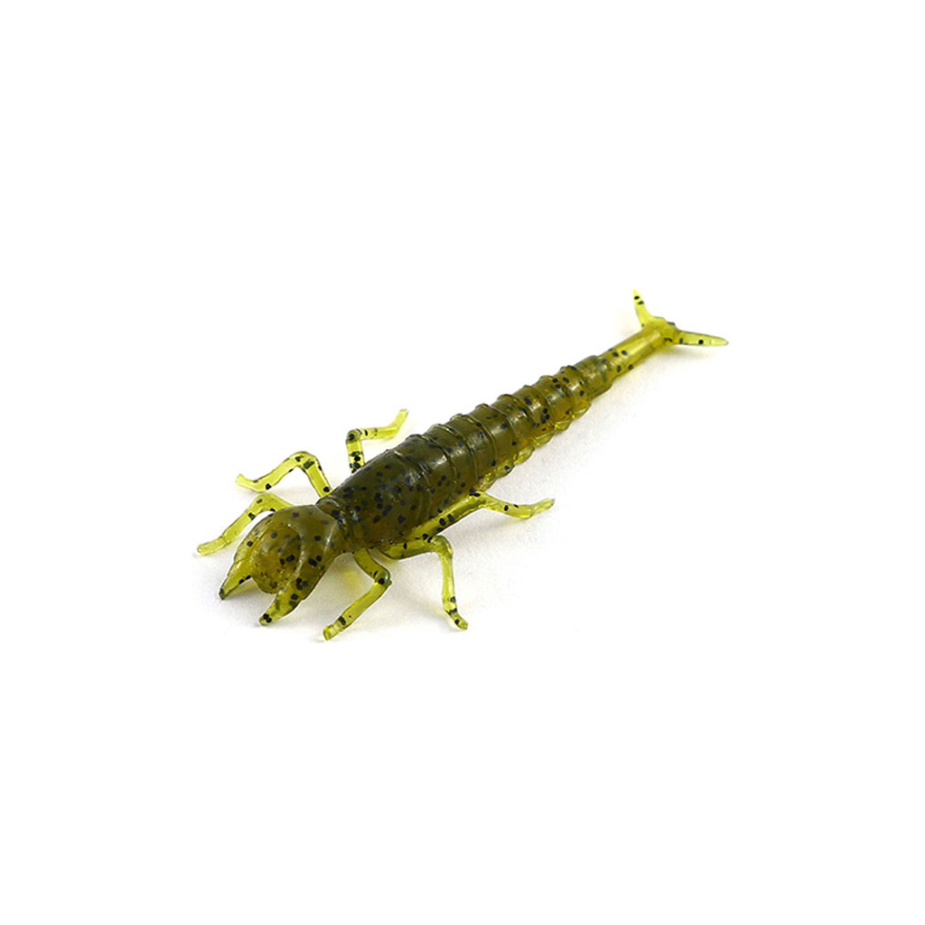 Силікон рибальський FishUP Diving Bug 2" 074 - Green Pumpkin Seed (8шт/уп) (1862.00.20)