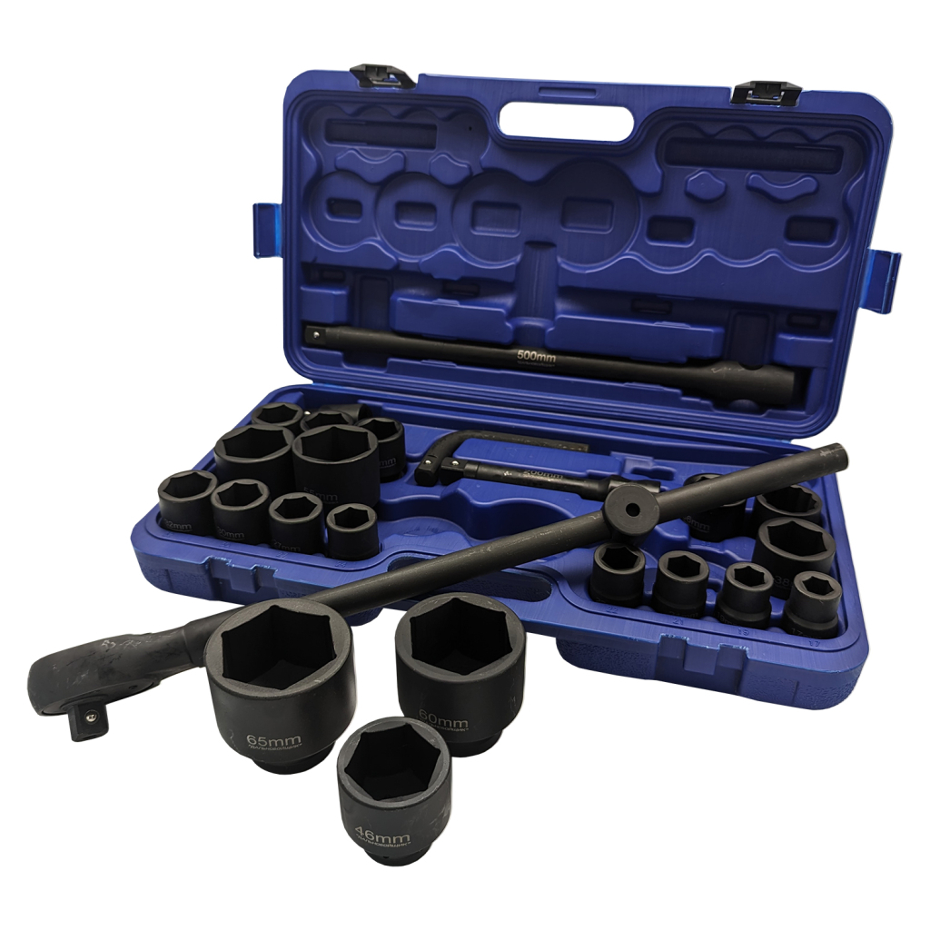 Набір інструментів Далекобійник 17-65мм 3/4" 26 шт. (SJND3426) Набір інструментів Далекобійник 17-65мм 3/4" 26 шт. (SJND3426)