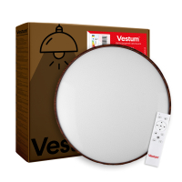 Світильник Vestum FOREST зоряне небо 60W 395*65мм 3000К-6500К з ДК дуб (VS-91060)