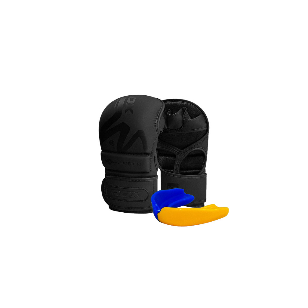 Рукавички для MMA RDX T15 Noir Inner Matte Black S (GSR-T15MB-S)