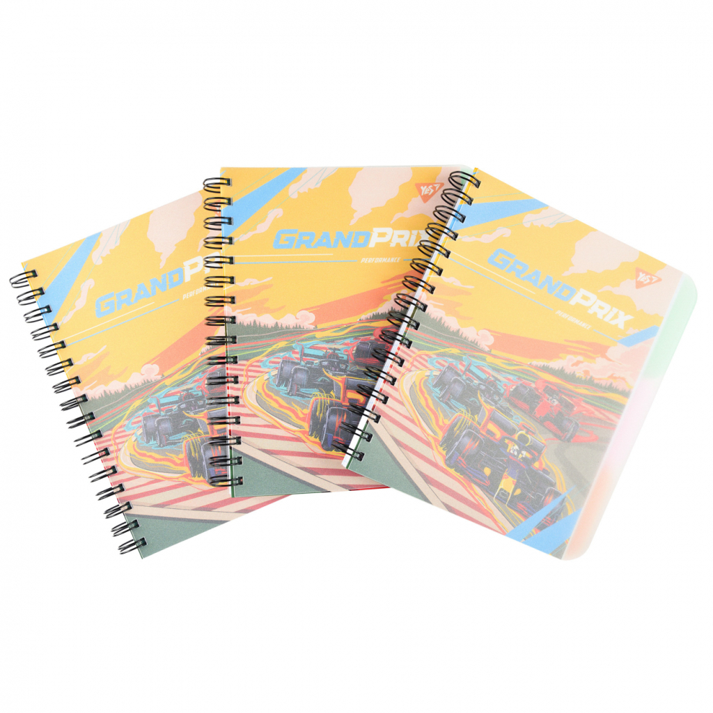 Блокнот Yes А5 Grand prix 144 аркуша пластикова обкладинка (681961)