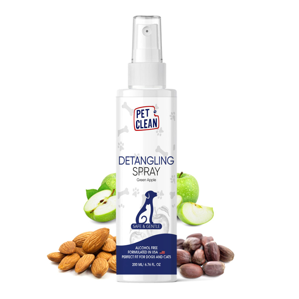 Спрей для тварин Pet Clean DETANGLING SPRAY для розплутування ковтунів, кондиціонує та робить гладенькою шерсть 200 мл (8939117886752)