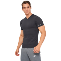 Футболка Kappa T-shirt Mezza Manica Scollo V K1311 Antracite антрацит M (8052394814116)