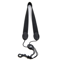 Ремінь для духових інструментів D'Addario Saxophone Fabric Neck Strap Tenor/Baritone - Snap Hook (Black) (SLA13)