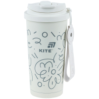 Thermal mug Kite 550 ml, white (K25-1226-3)