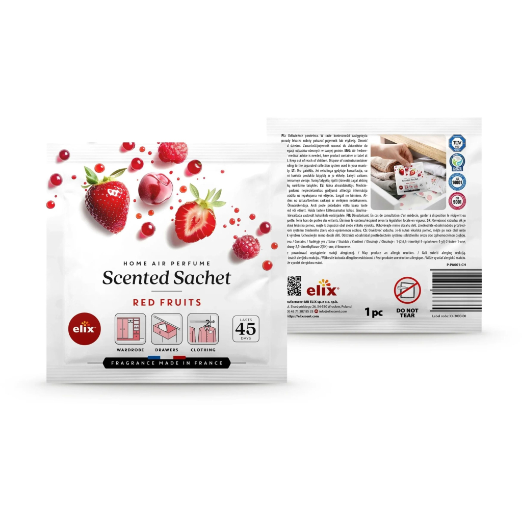 Ароматичне саше Elix Red Fruits (5907100190066)