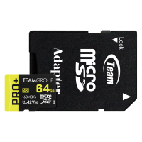 Memory card Team 64GB microSDXC class 10 UHS-I U3 V30 A2 Pro+ (TPPMSDX64GIA2V3003)