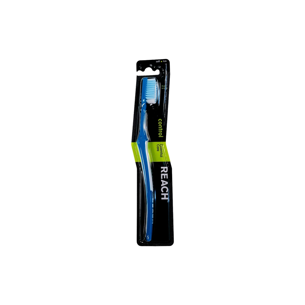 Зубна щітка Reach Control Soft Toothbrush Блакитна (4820019803418)