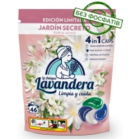 Capsules for washing La Antigua Lavandera 4 in 1 Jardin Secreto Universal 46 pcs. (8435495846345)