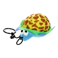 Cat toy Hippie Pet Turtle with rope blue 10 cm (HIPCT2304010)